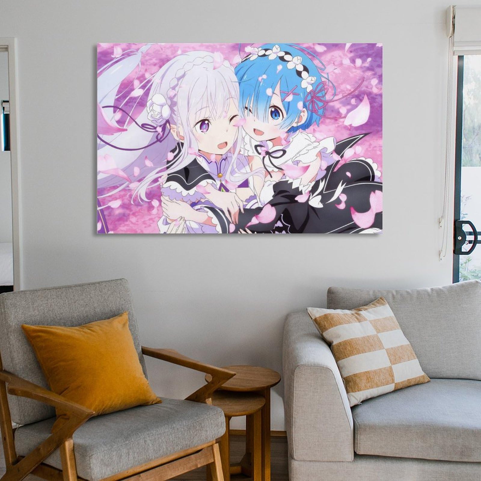 Amazon.co.jp: リゼロ レム ポスター アートパネル 絵画 壁掛け アート